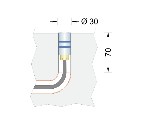 Proiettore sommergibile per fontana MICRO-LED/01